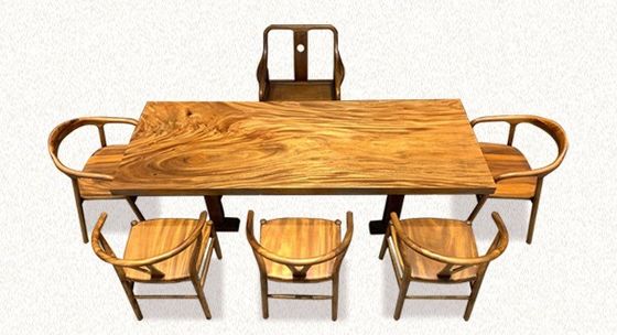 Y 레스토랑 특유의 NC/PU 페인트와 Wishbone 디자인을 가진 단단한 목재 식탁 의자