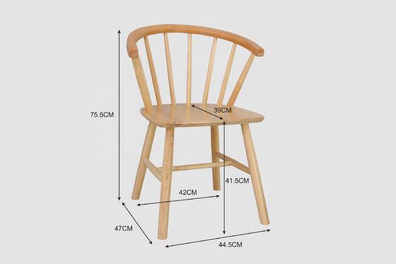 단단한 나무 식탁 의자 주문 고품질 Windsor 식탁 의자 식탁 가구
