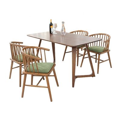 현대 디자인 식실 가구 등반 팔받침 스타일리시한 디자인으로 목재 식탁 의자