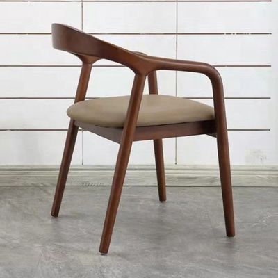 고형 목재 다리 식당 의자 가죽 쿠션 레스토랑 카페 호텔 NO 구형으로 접힌