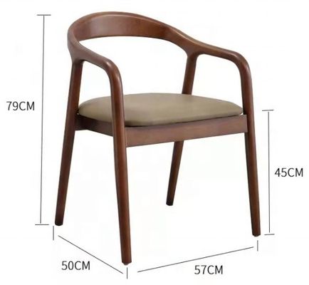 고형 목재 다리 식당 의자 가죽 쿠션 레스토랑 카페 호텔 NO 구형으로 접힌