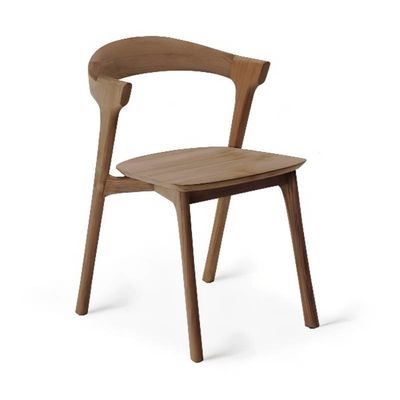 편안하고 우아한 노르딕 목재 휴식 의자 호텔 가든 카페 53cm*50cm*76cm