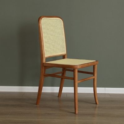 일반 식실 가구 튼튼 나무 식탁 의자 로탄 의자 및 목재 등반