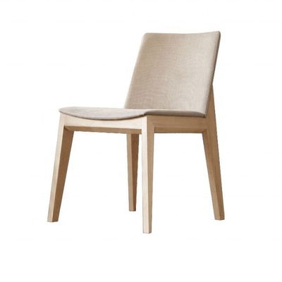 단순 디자인 레스토랑 거실 직물 식탁 의자 조정 가능한 등반과 실내 목재 다리