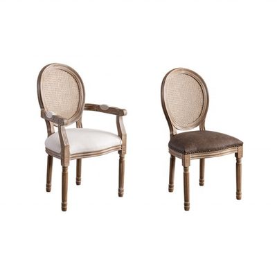 높이 조절 가능한 목재 팔 의자 유럽 디자인 스타일