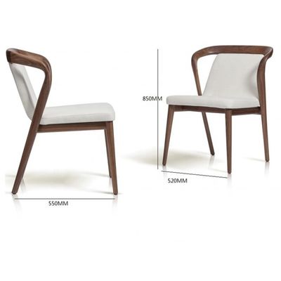 아파트 노르딕 고체 나무 식탁 의자 현대 간단한 협상 의자 레저 안식 의자 스타일 레저 의자