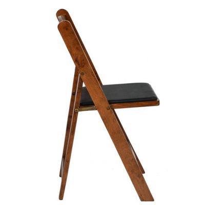 스타일리시하고 기능적 인 접이식 목재 의자