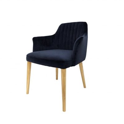 음식점 가구  Velvet Solidwood 다리 및 NO 접힌 디자인과 함께 식탁 의자