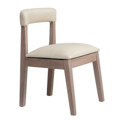 좋은 고급 맞춤식 식탁 의자 고품질의 작업과 가죽 나무 좌석 뒷면 재료