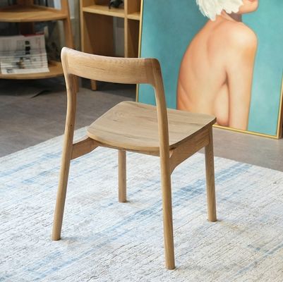 튼튼한 나무 W45*D48*H80CM 레스토랑 및 호텔의 가정 가구용 식탁 의자