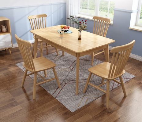 레스토랑 윈저 디자인 및 내구성을위한 현대 고형 나무 식탁 의자