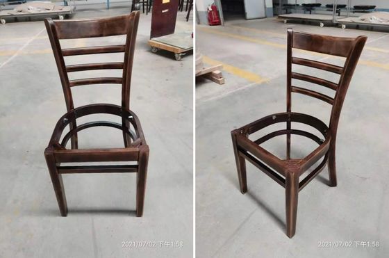고형 목재 의자 현대 디자인 목재 레스토랑 의자 D57*W51*SH49.5*H83cm 맞춤식 식탁 의자