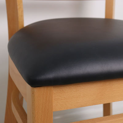 고형 목재 의자 현대 디자인 목재 레스토랑 의자 D57*W51*SH49.5*H83cm 맞춤식 식탁 의자