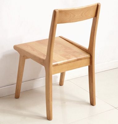 NO 호텔 및 레스토랑용 접힌 단단한 나무 프레임 식탁 의자