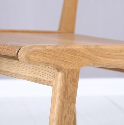 NO 호텔 및 레스토랑용 접힌 단단한 나무 프레임 식탁 의자