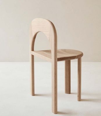 NO 접힌 천연 단단한 목재 식탁 겹쳐질 수 있는 의자 OEM 서비스 받아들여집니다