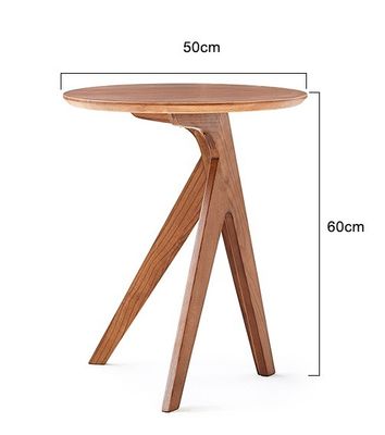 낡은 둥근 테이블 고형 목재 거실 가구에서 커피 사이드 테이블에 맞춤형 디자인