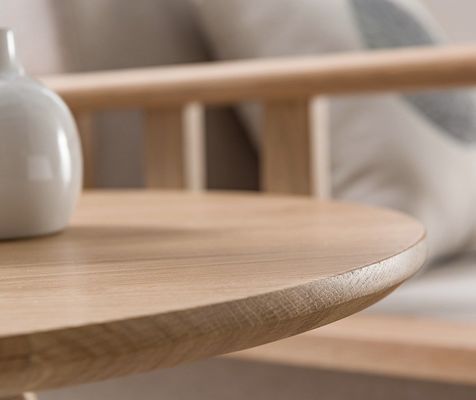 현대적인 디자인 모던 모형 고형 목재 커피 테이블 거실 W32/40/50*D32/40/50*H30/40/51CM