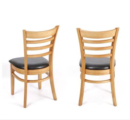 50pcs 목재 레스토랑 사다리 뒷좌석 현대 스타일 맞춤식 식탁 의자 자연 맞춤식 상업용 가구