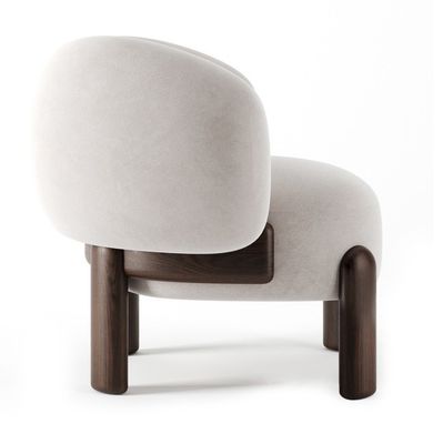 OEM 서비스 용납 레저 의자 노르딕 라운지 목재 소파 의자 쿠션