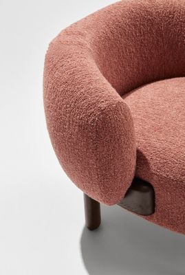 OEM 서비스 용납 레저 의자 노르딕 라운지 목재 소파 의자 쿠션