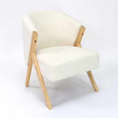 주방 디자인 W58*D68*H78CM 노르딕 라운지 레저 OEM 서비스용 목재 소파 의자