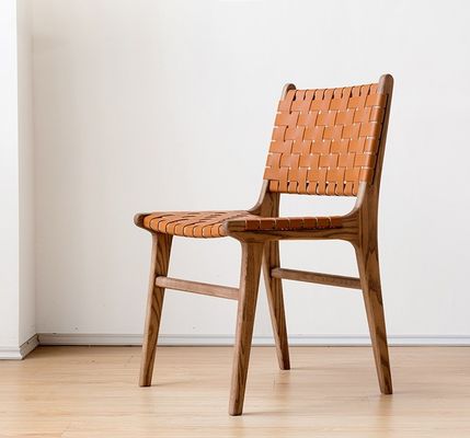 메일 포장 N 현대 PU 가죽 좌석 및 뒷면 팔받침이있는/없는 목재 식탁 의자