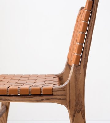 메일 포장 N 현대 PU 가죽 좌석 및 뒷면 팔받침이있는/없는 목재 식탁 의자