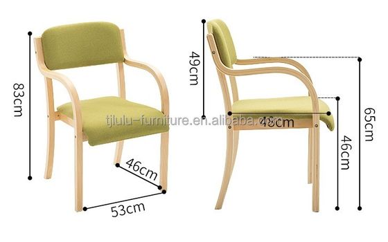현대식 식실용 고형 목재 겹쳐질 수 있는 의자 다채로운 색상 호텔 레스토랑 잔치 홈