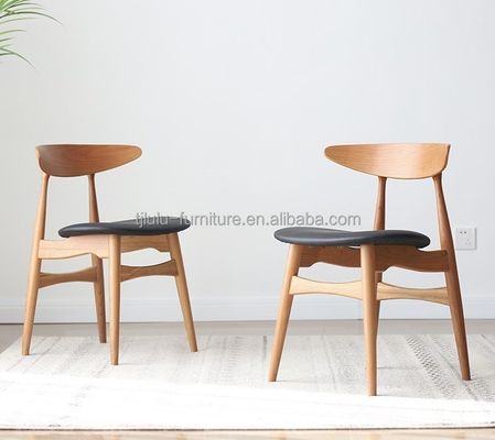 맞춤형 색상 고형 목재 둥근 뒷면 노르딕 식사 의자 호텔 레스토랑 잔치 및 현대 클래식 스타일의 가정