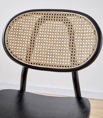 레스토랑 가구용 모던 디자인 애쉬 나무 프레임 라탄 식탁 의자