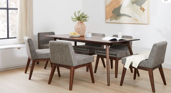 메일 포장 노르딕 현대 나무 구조 천식 식탁 의자 레스토랑 호텔용 고무 나무 프레임