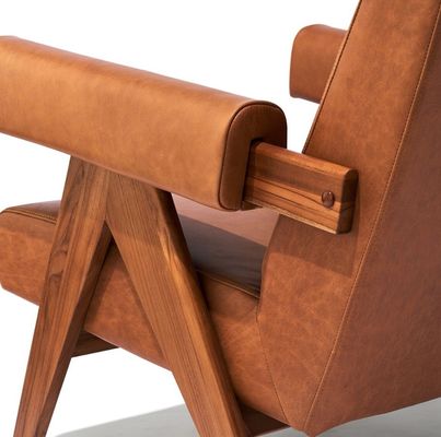 레저 라운지 고형 목재 소파 의자