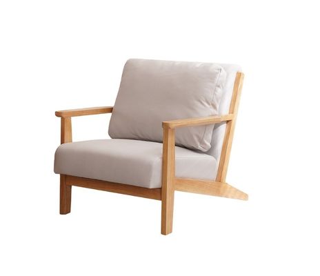 견고한 거실 가구 소파 세트 현대 나무 가죽 레이어 회색 / 흰색 / 파란색 / 갈색 및 견고한 디자인