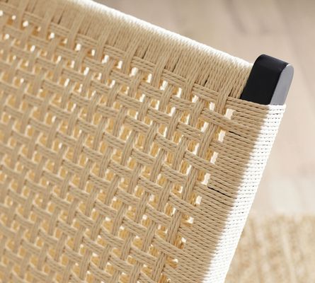 현대 목재 직물 코드 단단한 목재 거실 의자 레저 의자 노르딕 디자인에서 정교함을 위해