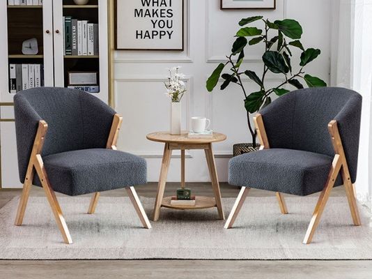 현대 노르딕 스타일의 목양 양털 식탁 의자 W60*D68*H77CM 거실, 손톱실, 식탁에 적합