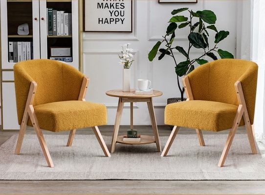 현대 노르딕 스타일의 목양 양털 식탁 의자 W60*D68*H77CM 거실, 손톱실, 식탁에 적합