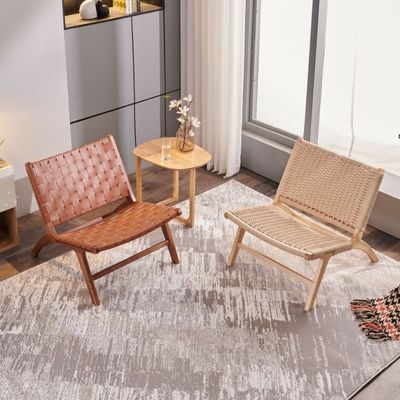 단단한 목재 직사 코드 단일 소파 의자 생활실 가구에 대한 스타일과 기능의 혼합