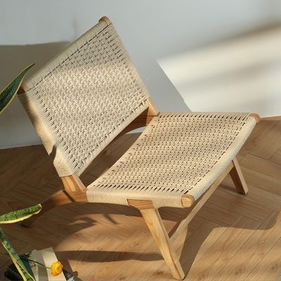 단단한 목재 직사 코드 단일 소파 의자 생활실 가구에 대한 스타일과 기능의 혼합