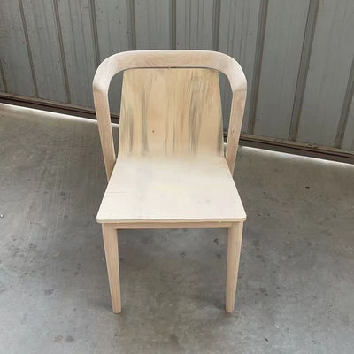 흰색/갈색 노르딕 디자인 현대 샘플 레스토랑 의자