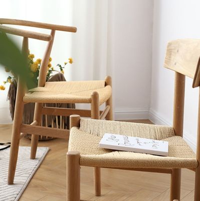 식탁 의자 최상품 맞춤형 현대 스타일 오크 고형 목재 직물 코드 호텔 팔받침 레스토랑 의자