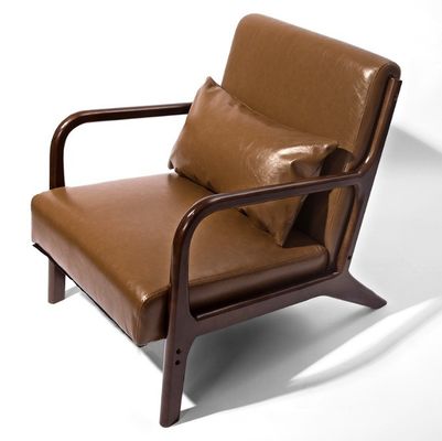 맞춤형 색상 단일 벨벳 / 면과 린 / PU 가죽 가구 현대적이고 세련된 인테리어를위한 거실 의자