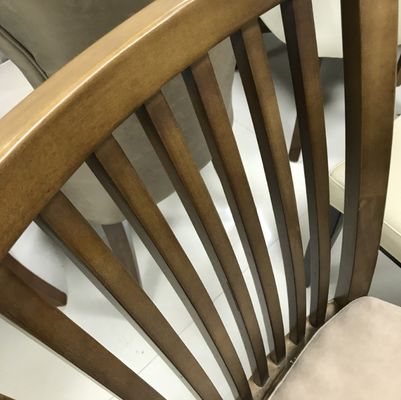 실내 현대 단순 디자인 가구 고형 식탁 오크 나무 레스토랑 의자 거실 가구 우편 포장 N W48*D57*H88CM