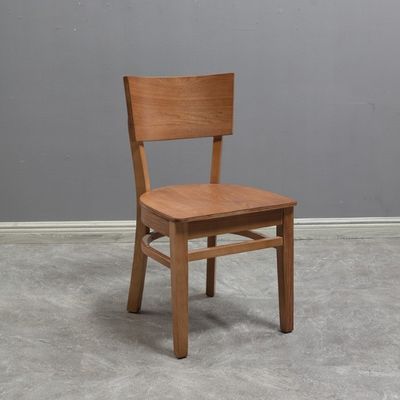 레스토랑 식사 및 가족 여가용을 위해 북유럽 현대 스타일의 전체 단단한 목재 의자