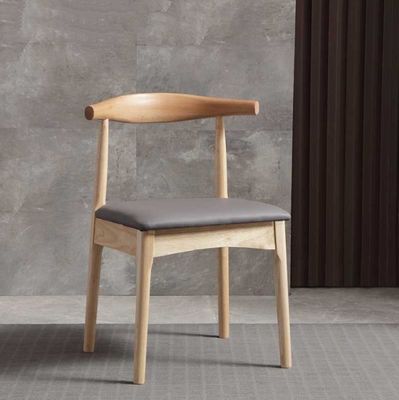 라탄과 고형 나무 가공 니트로 라크 식당 의자 세트 노르딕 현대 스타일의 호텔 레스토랑 가구