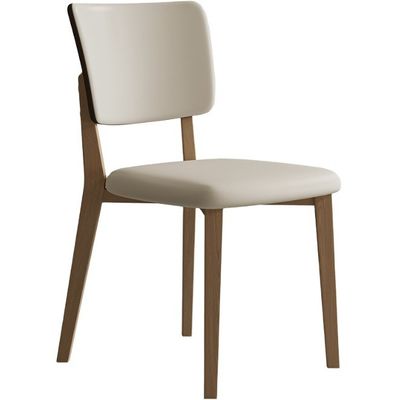 호텔 식사 의자 W47*D48*H86CM Morden Nordic PU 가죽 목재 의자 식사실 가구 포장