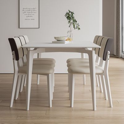 호텔 식사 의자 W47*D48*H86CM Morden Nordic PU 가죽 목재 의자 식사실 가구 포장
