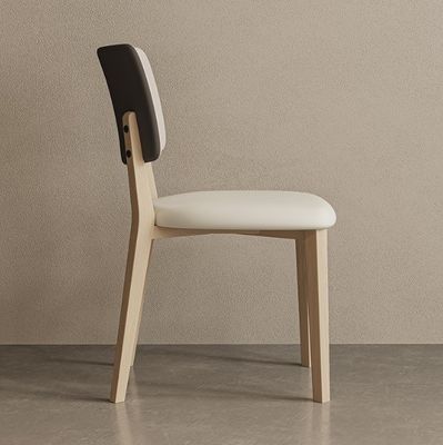 호텔 식사 의자 W47*D48*H86CM Morden Nordic PU 가죽 목재 의자 식사실 가구 포장