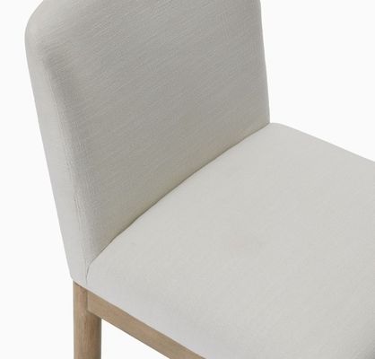 현대 가정용 가구 카페 직물 가공형 견고한 목재 식탁 의자