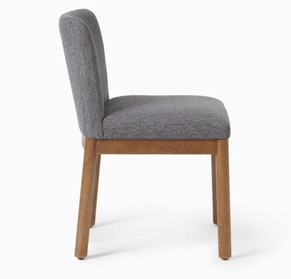 현대 가정용 가구 카페 직물 가공형 견고한 목재 식탁 의자